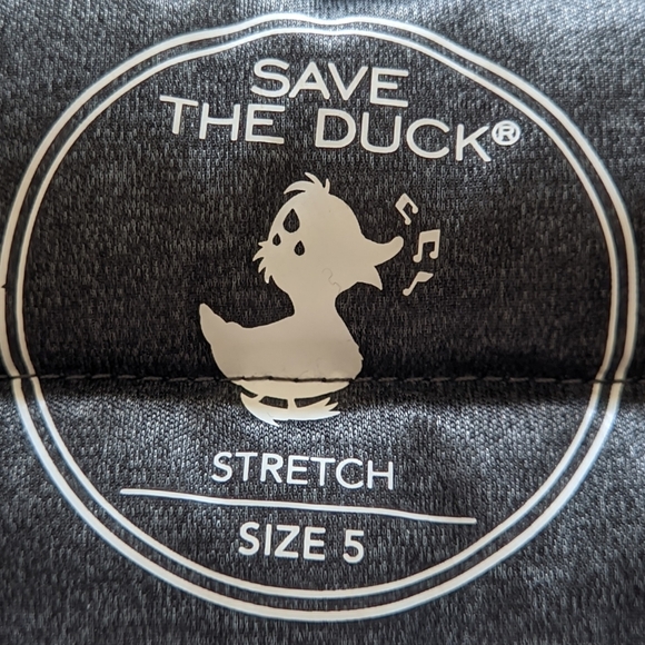 Save The Duck Women's Black Long Line Puffer Vest Size 5 - Picture 5 of 8